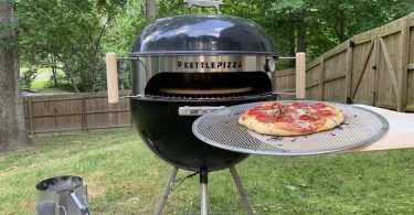 cocinar pizza al aire libre