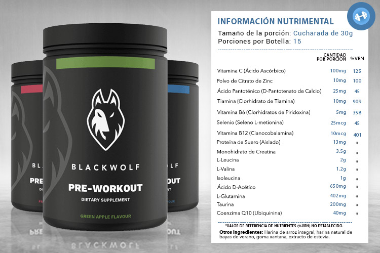 ingredintes suplemento blackwolf