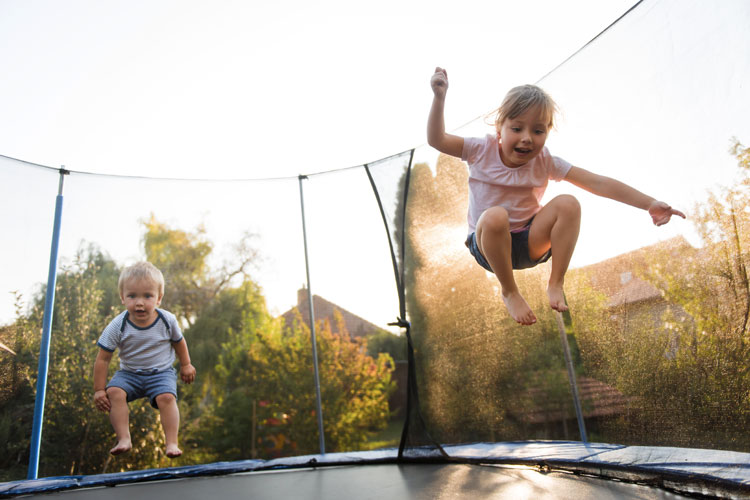 trampolin niños