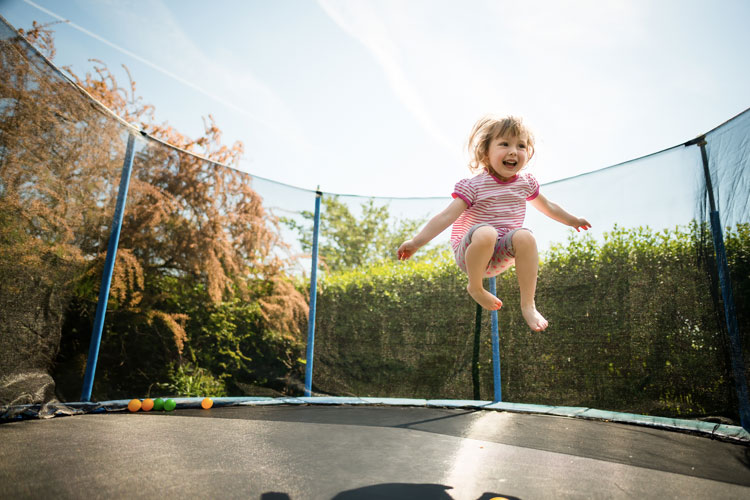 trampolin para niños